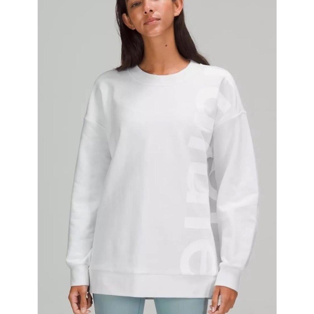 Lululemon Perfectly Oversized Crew White Size 12